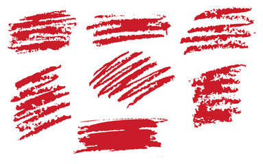 Grunge texture red abstract design elements for text vector illustration