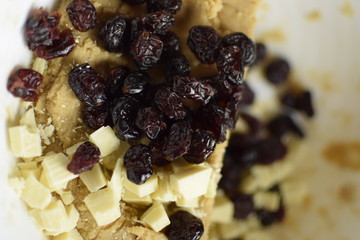 Cranberries and panela
