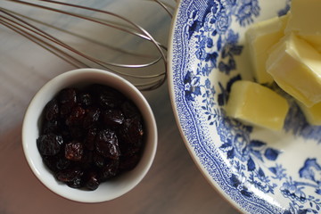 Beater and ingredients