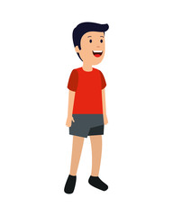 little boy kid character