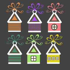 Christmas toys isolated on the background