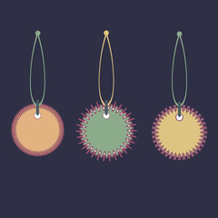 Christmas toys isolated on the background