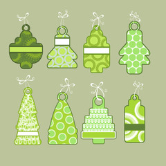 Christmas toys isolated on the background