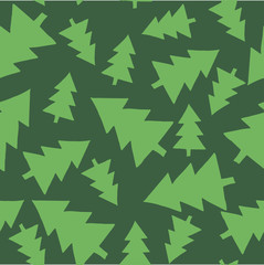 New year, winter and fun seamless pattern.