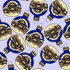 Christmas toys isolated on the background