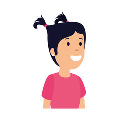 little girl kid character