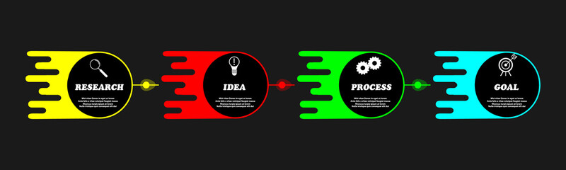 Abstract infographics number options template. Vector illustration. Can be used for workflow layout, diagram, business step options, banner, web design.