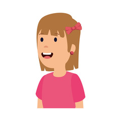 little girl kid character