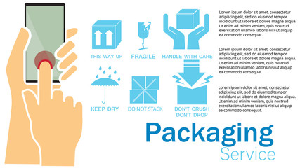 Vector packaging symbols