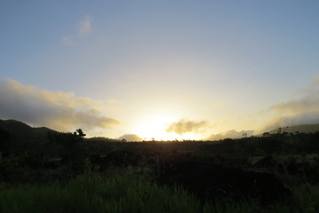atardecer