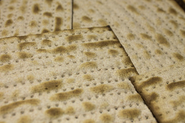 jewish bread matzah from judaic tradition of israel
