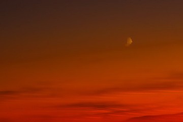 Abstract sky background extrude cube,  modern cloudscape.