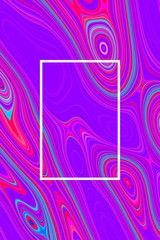 Abstract psychedelic poster background and hypnotic design,  gradient vintage.
