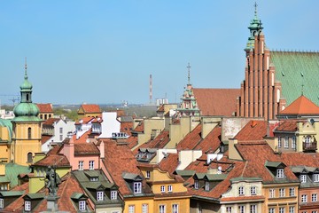 Aerial view of the old town