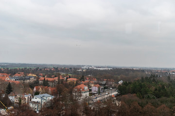 View of Leipzig City From Monument to the Battle of the Nations.