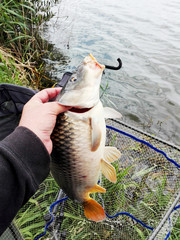 Pescador junto do rio 