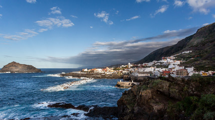 Coastal town of Garachico on the Northern Coast of Tenerife, Spain
