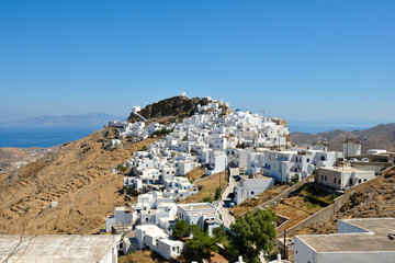 The Hora village, Serifos island, Greece
