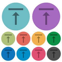 Vertical align top color darker flat icons