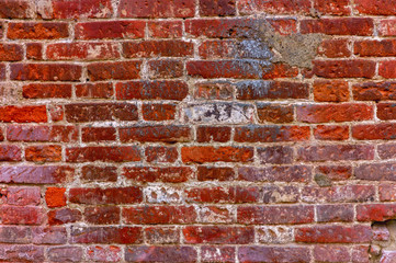 Fototapeta premium Tekstura stary mur z czerwonej cegły.
