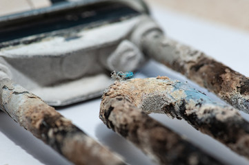  closeup washing machine heating element