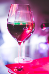 A cocktail glass