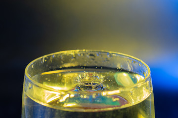 Splashing water drop