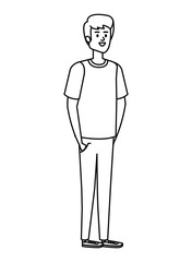 young man avatar character