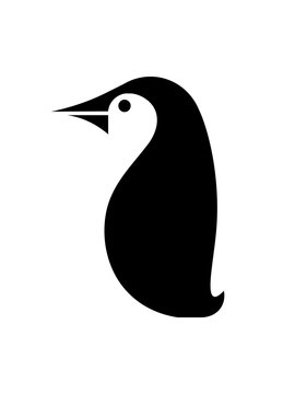 The figure of the penguin