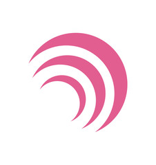 abstract circles wifi icon