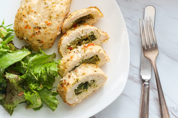 Mediterranean Stuffed Chicken Breasts