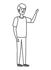 young man avatar character