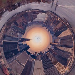 Obraz premium escalator in business center