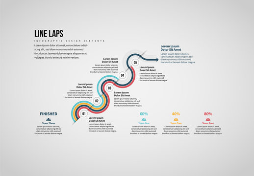 Line Laps Infographic