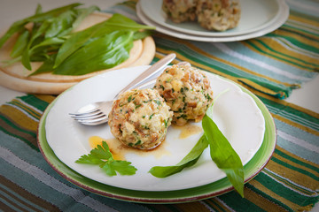 Bärlauchknödel