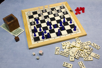 chess on a board