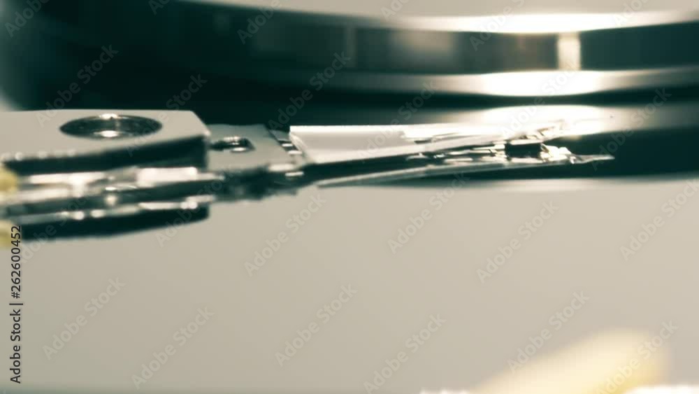 Poster writing and reading head of computer hdd or hard disk drive