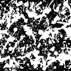 Abstract paint splashes seamless pattern