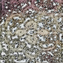 Handmade doily background texture grunge. Crocheted motive. Square tablecloth with flowers.