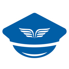 Aviation uniform hat icon © Arcady