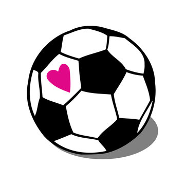 Football, soccer ball illustration