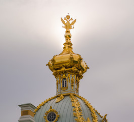 Golden dome of the Palace with a eagle on top