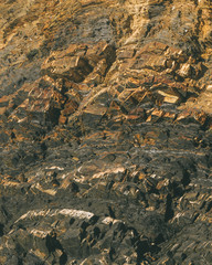 Black and gold stone texture