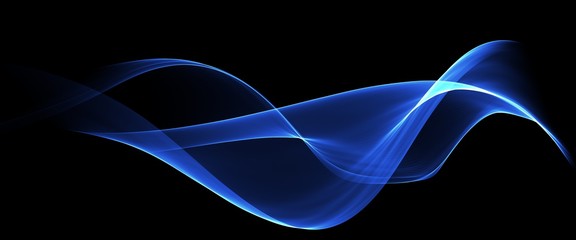 Abstract background, blue waved lines for brochure, website, flyer design