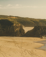 Cliffs of the Almograve beach