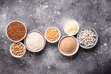 Set of gluten free products