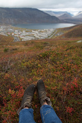 hiking in the mountains khibiny