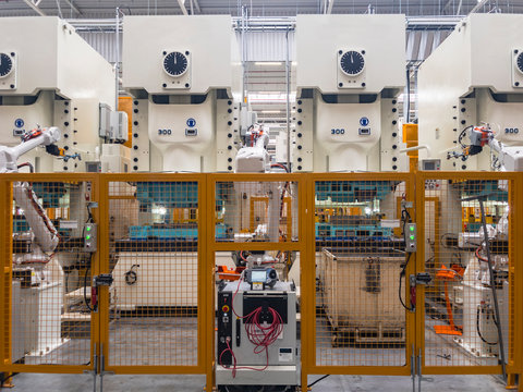 Machines for the production of metal automotive parts