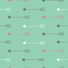 Vector Arrow Seamless Pattern. Great for invitations, wallpaper and packaging design projects