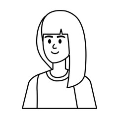 beautiful young woman character